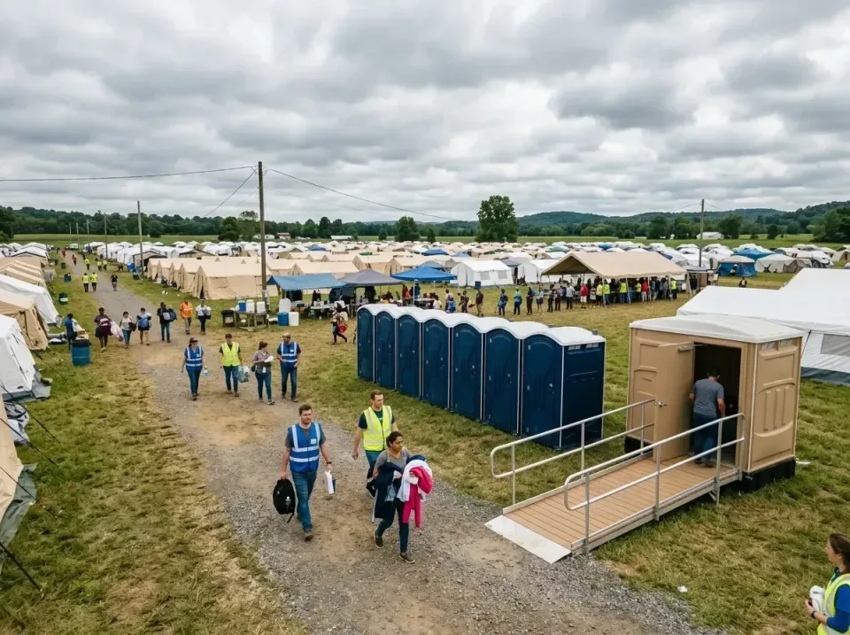 disaster-relief-camp-restrooms-010 — frequently asked questions, Dumpster & Portable Bathrooms Rental in Combine, TX